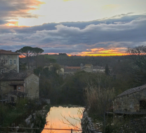  Tramonto sul molino de' preti